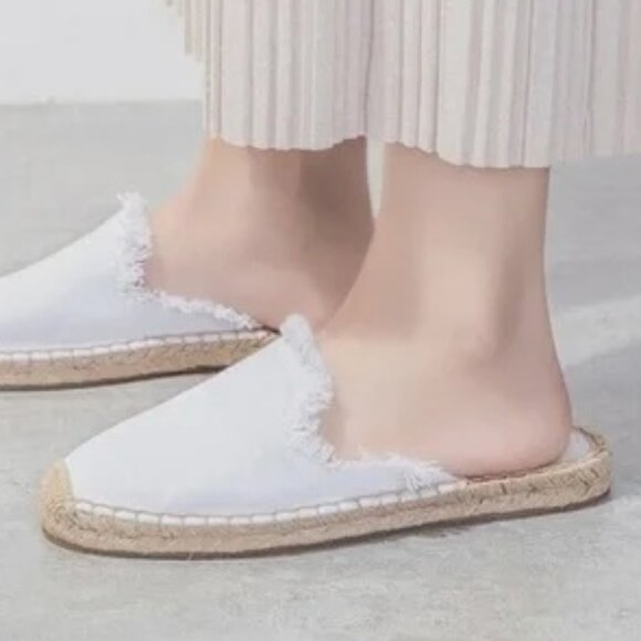 Soludos Smoking Mule Canvas Espadrille - Picture 1 of 3